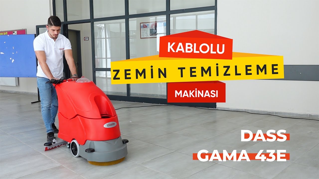 DASS Gama 43E Kablolu Zemin Temizleme Makinası | DASS GLOBAL