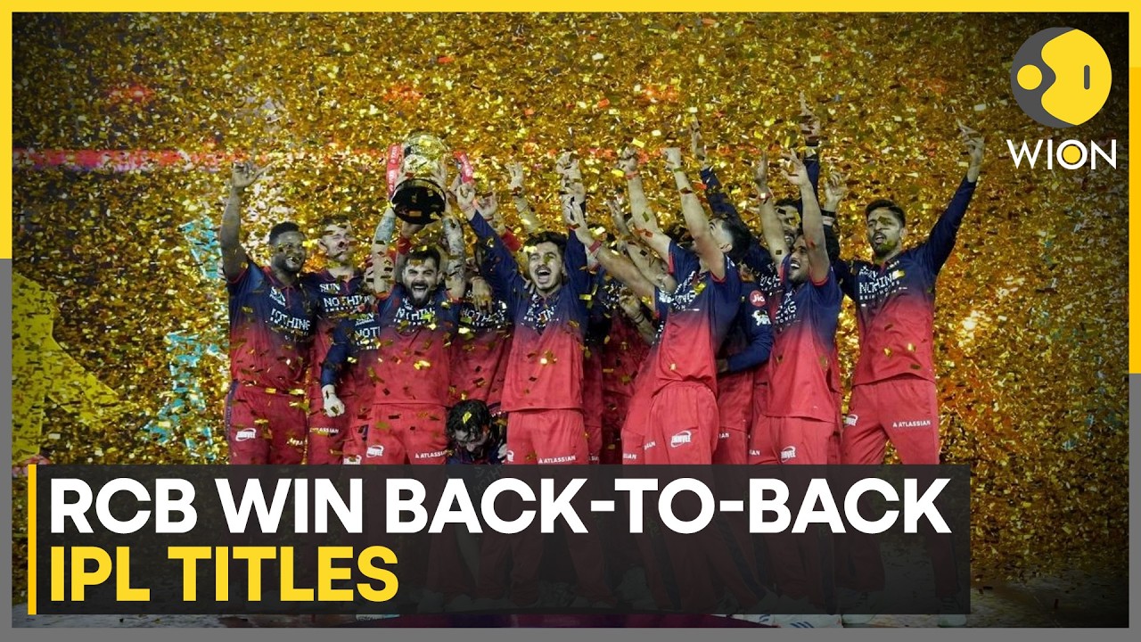 IPL 2026: RCB Create History! Royal Challengers Bengaluru Clinch Back-to-Back IPL Titles | WION