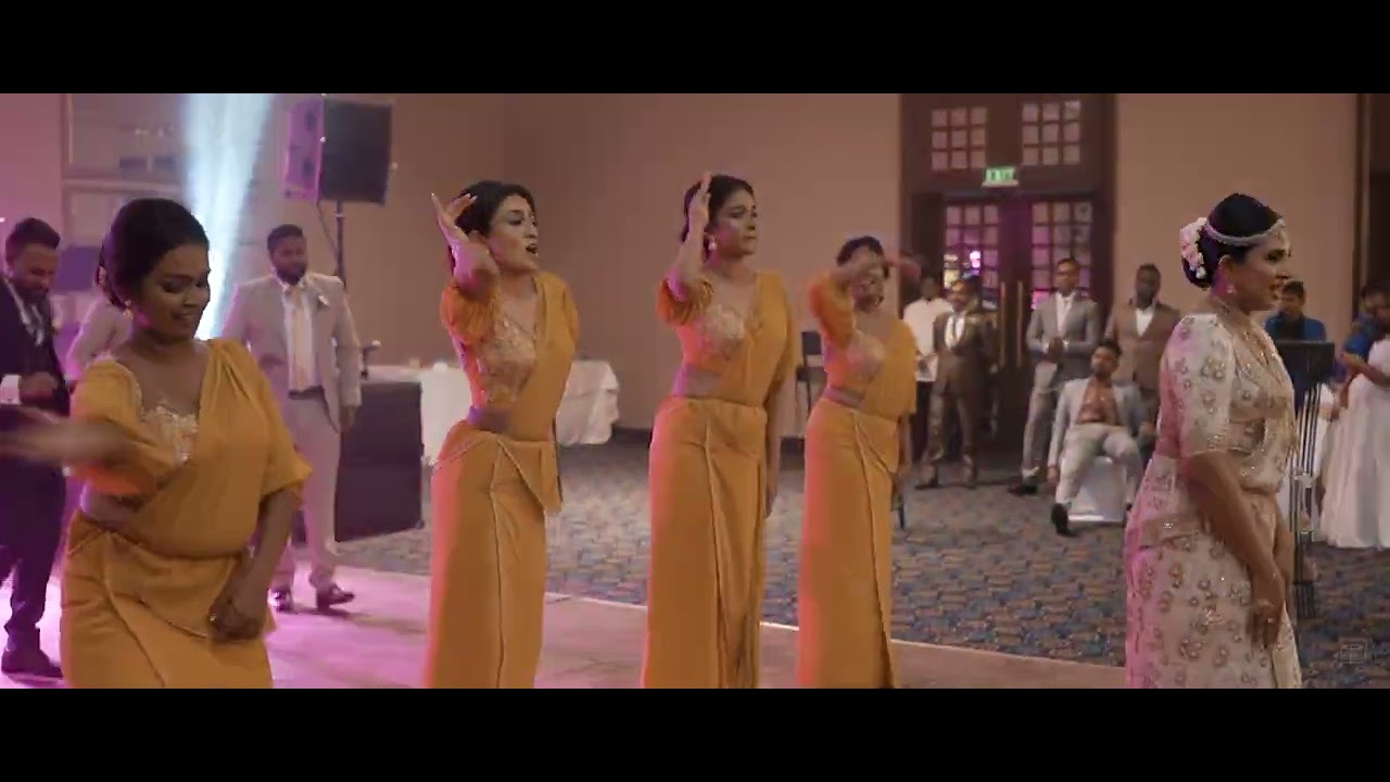 Tharindu and Shashika's wedding, Bridal crew dance videography