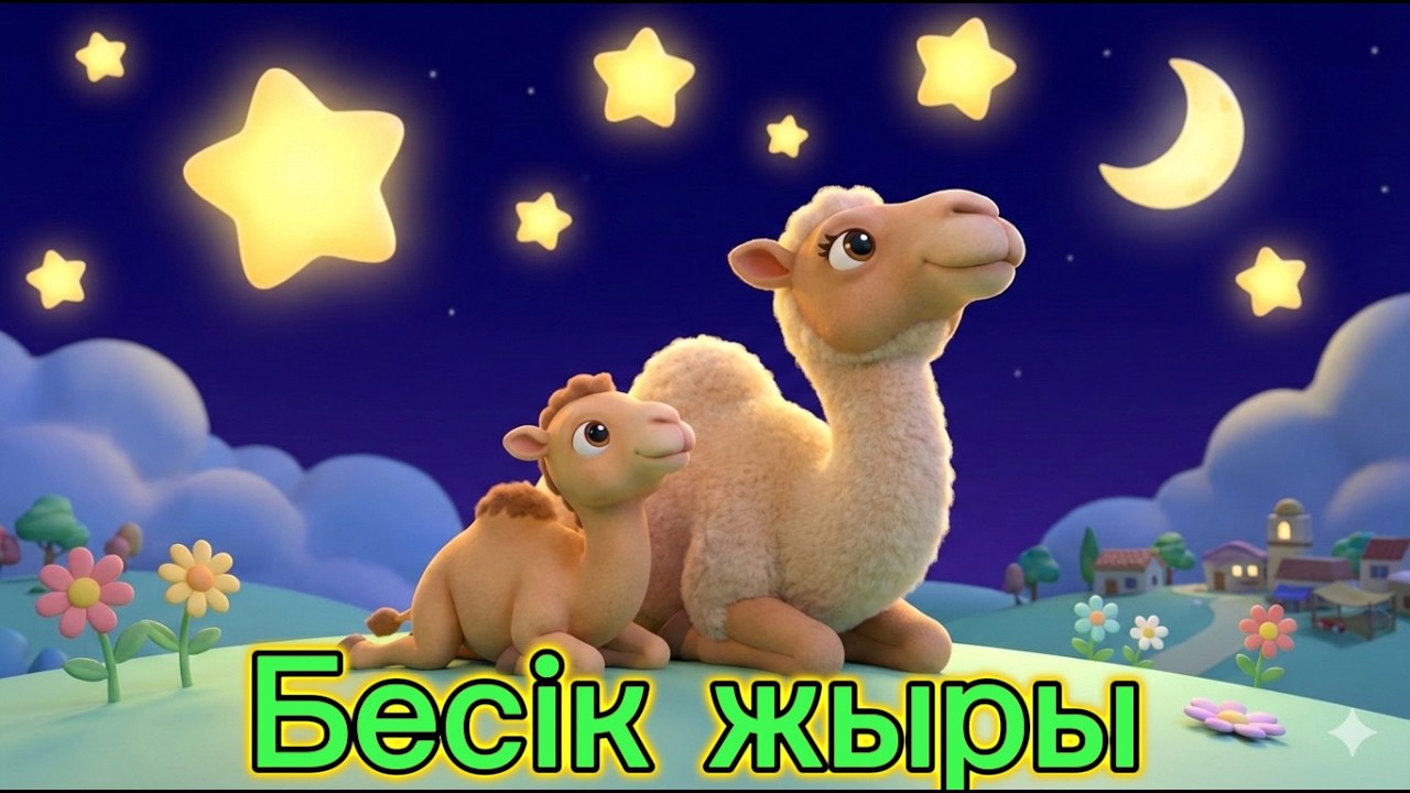 Жарқыра, жұлдызым 🌙 | Қазақша бесік жыры | Ұйықтататын балалар әні