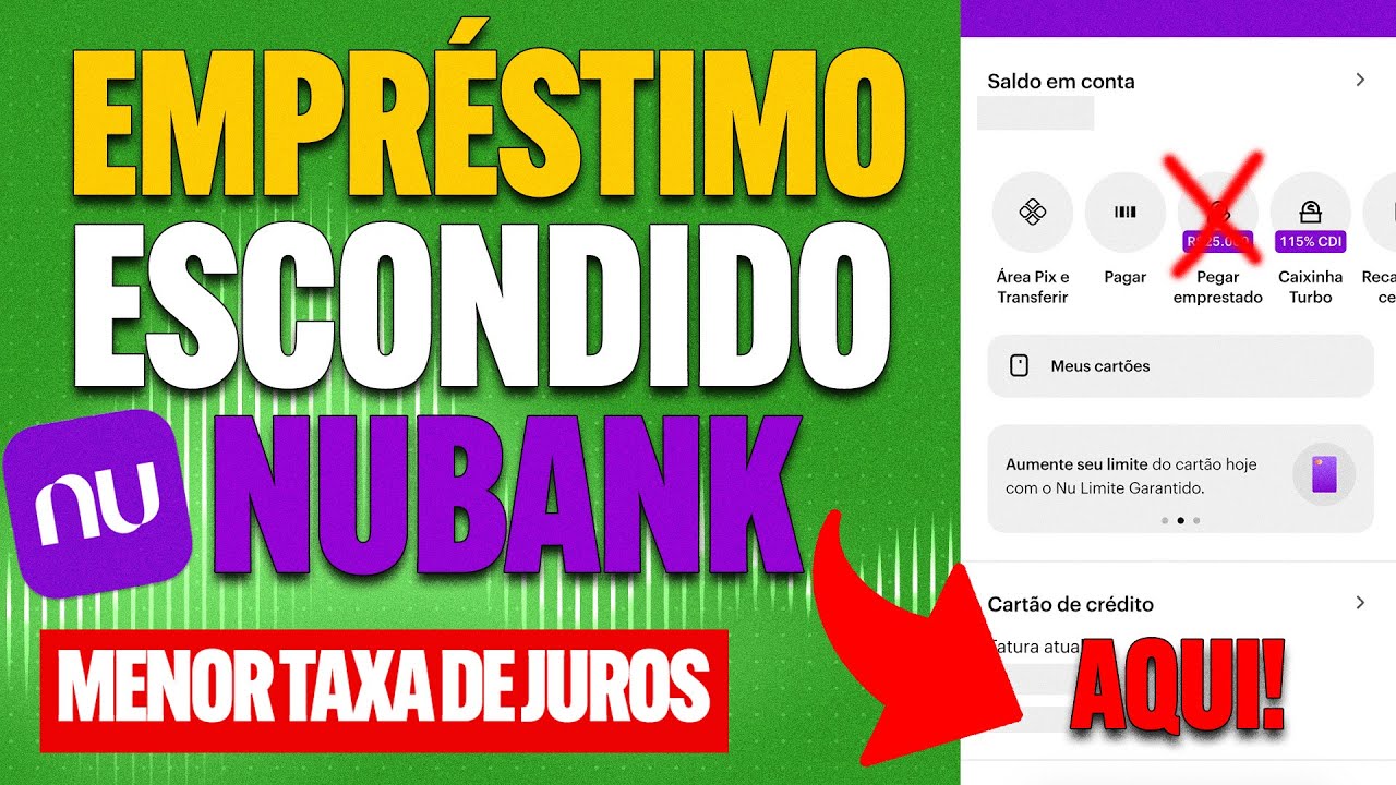 Empréstimo no Nubank muito mais barato