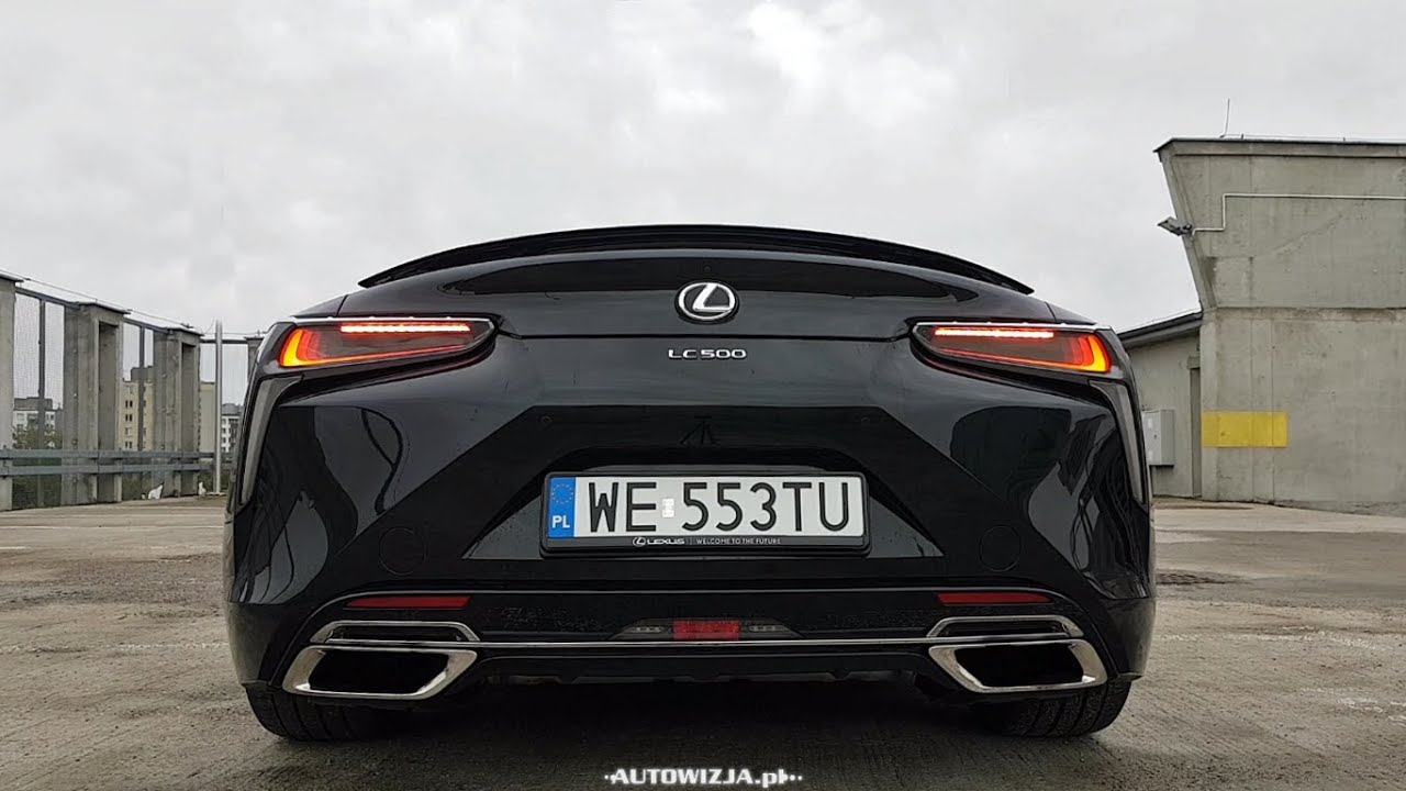 Lexus LC 500 5.0 V8 477 hp exhaust sound, cold start, revs, interior sound