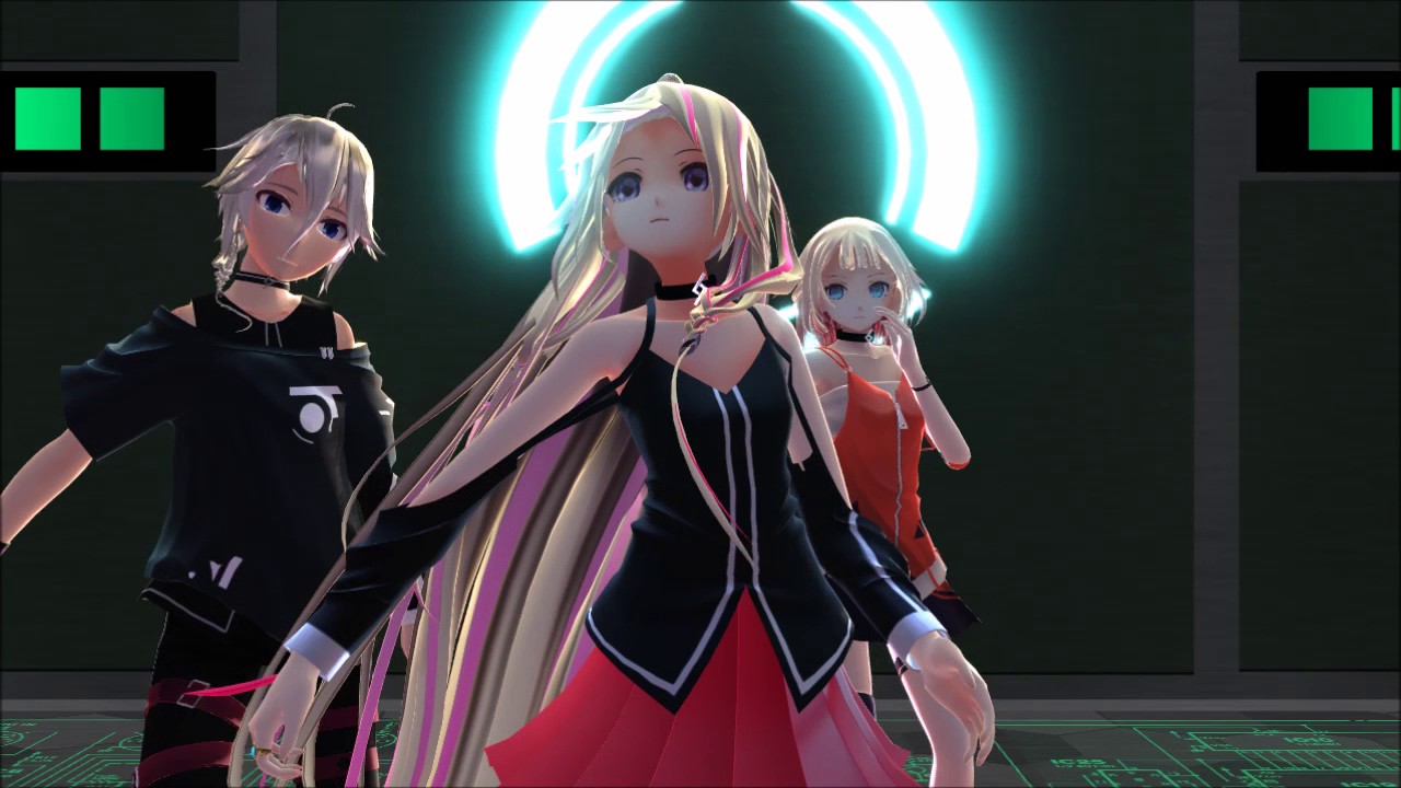 【MMD】ECHO - IA, ONE, IO. 【GUMI English】