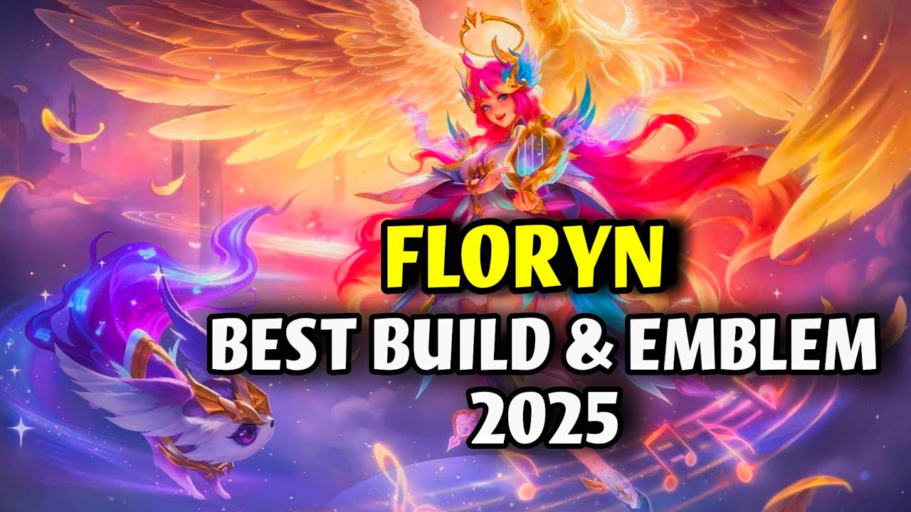 FLORYN BEST BUILD & EMBLEM 2025‼️💖 High Heal & Shield!😍 Kaira Channel 🌸