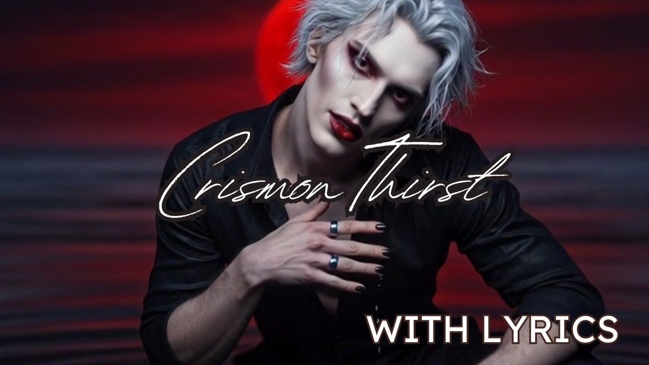 CRIMSON THIRST | A Vampire's Confession | Dark Fantasy Romance (Lyric Video)