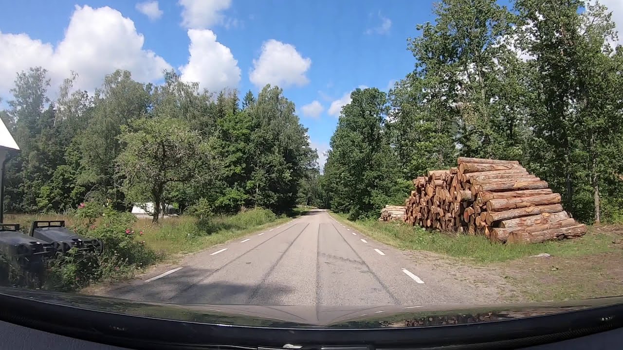 HUNNAMÅLAVÄGEN mot URSHULT #1 - Älgriket - Mien - 200709 - Tingsryds kommun (GoPro 7)