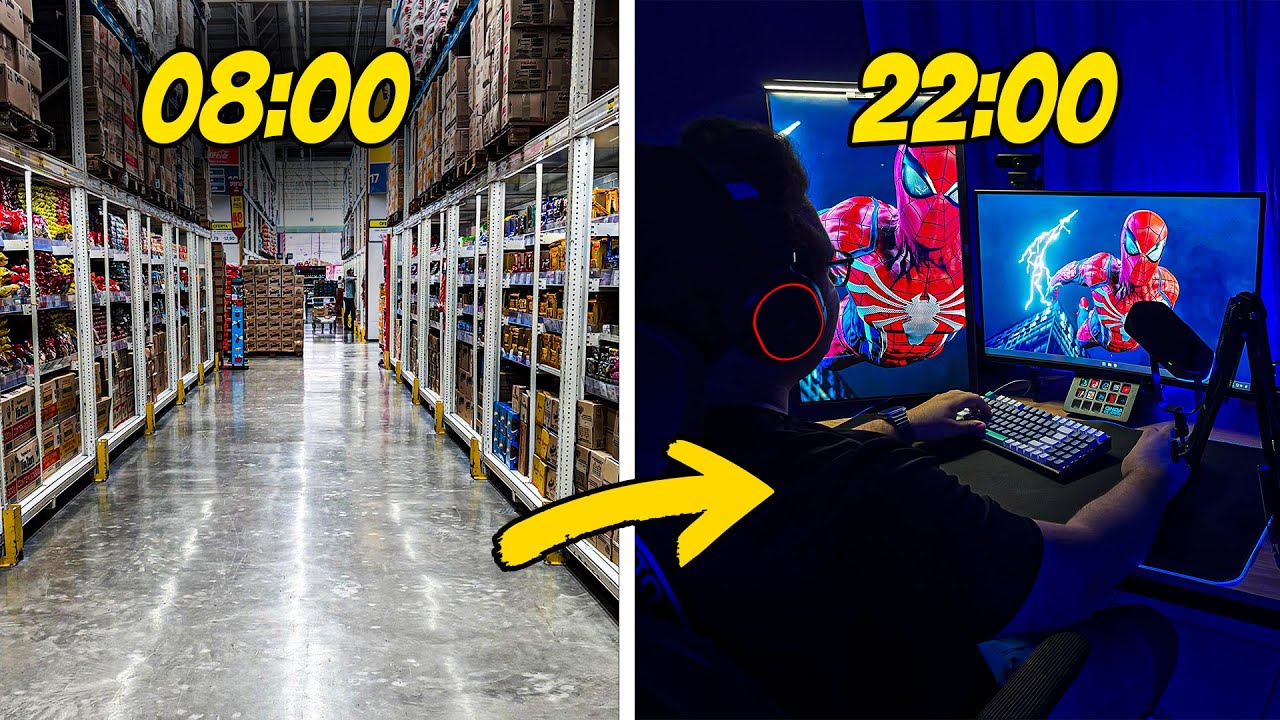 UM dia na VIDA de um GAMER que TRABALHA
