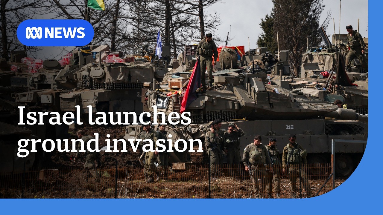 Israel launches ground invasion of southern Lebanon as hundreds of thousands flee | ABC NEWS