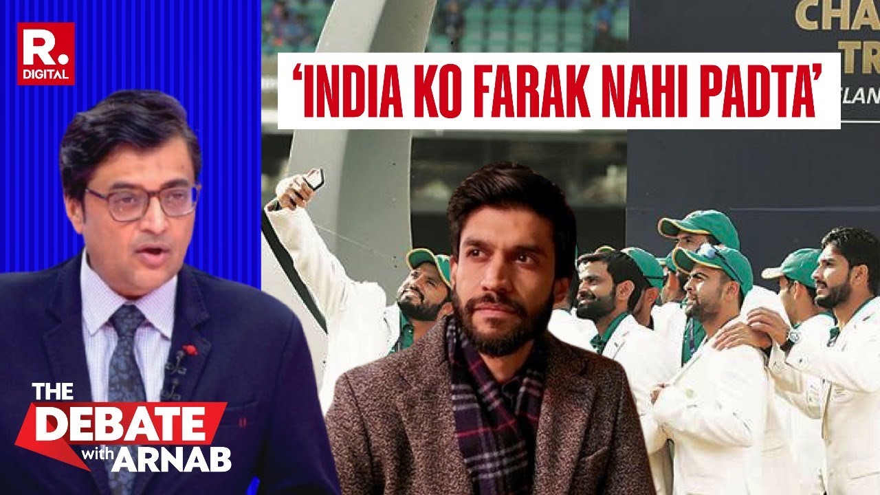 Not Playing Pakistan Won't Impact India,  Arnab Slams Pak Journalist Arfa Feroz Zake