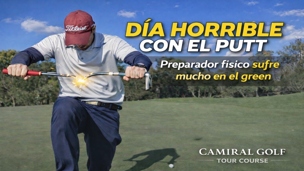 PREPARADOR FÍSICO SUFRE EN EL GREEN | DÍA HORRIBLE CON EL PUTT EN CAMIRAL