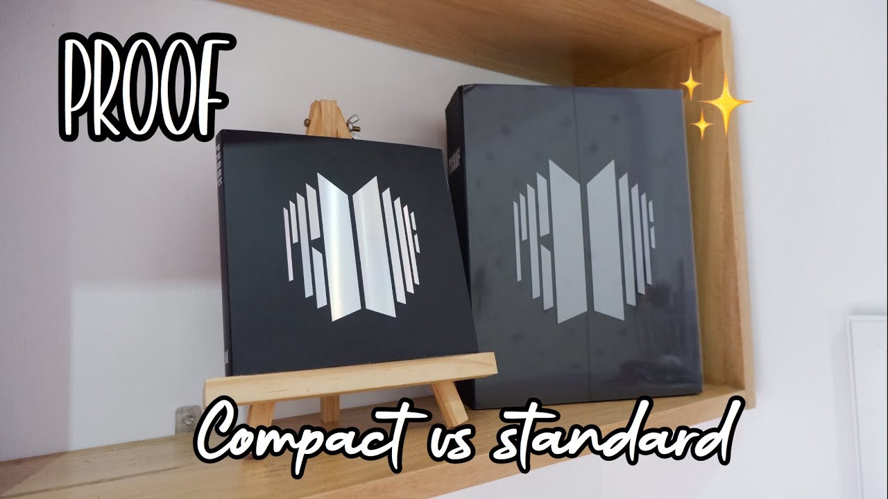 PROOF STANDARD VS PROOF COMPACT 🌱 BTS Album Comparison