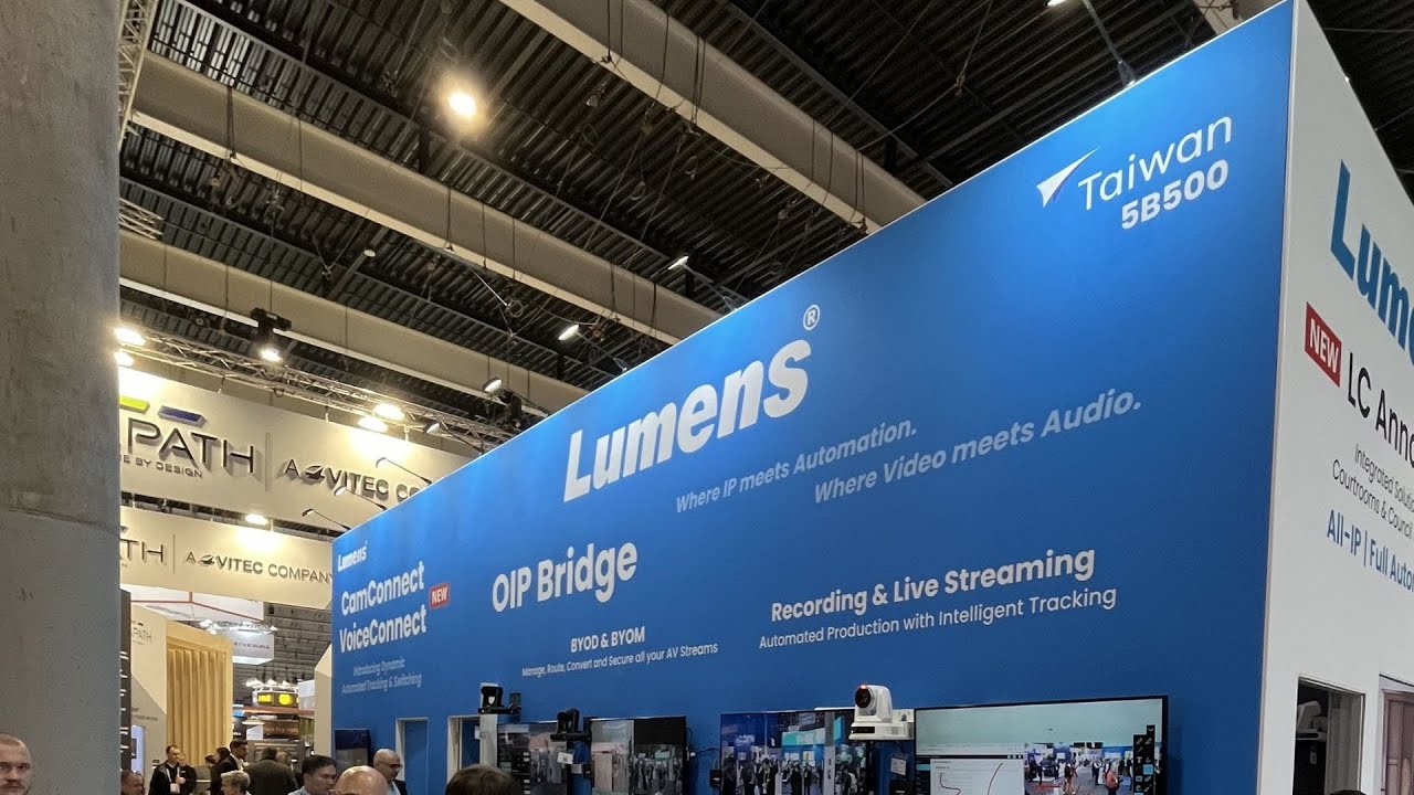 Televlog EP.2 : Découvrez le stand Lumens en direct de l'ISE 2026