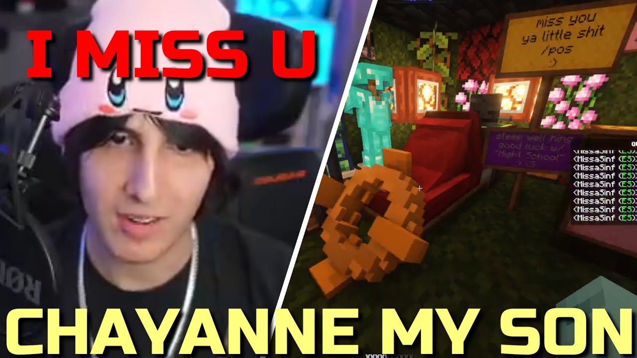 Missa Visits Chayanne & Philza's House For the First Time in A While  on QSMP Minecraft