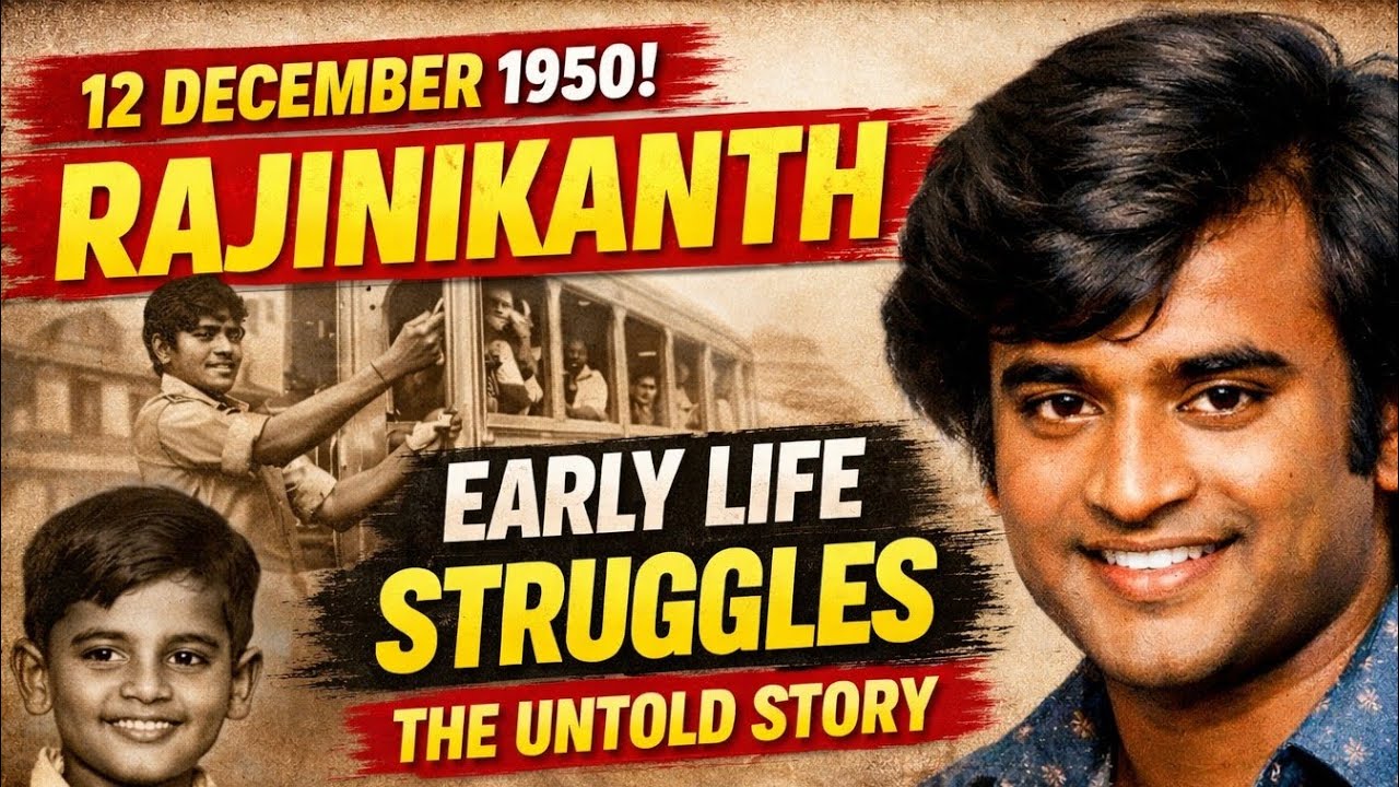 SUPERSTAR RAJNIKANT EARLY LIFE AND BACKGROUND || SUPERSTAR RAJANIKATH LIFE STORY PART-1 || 