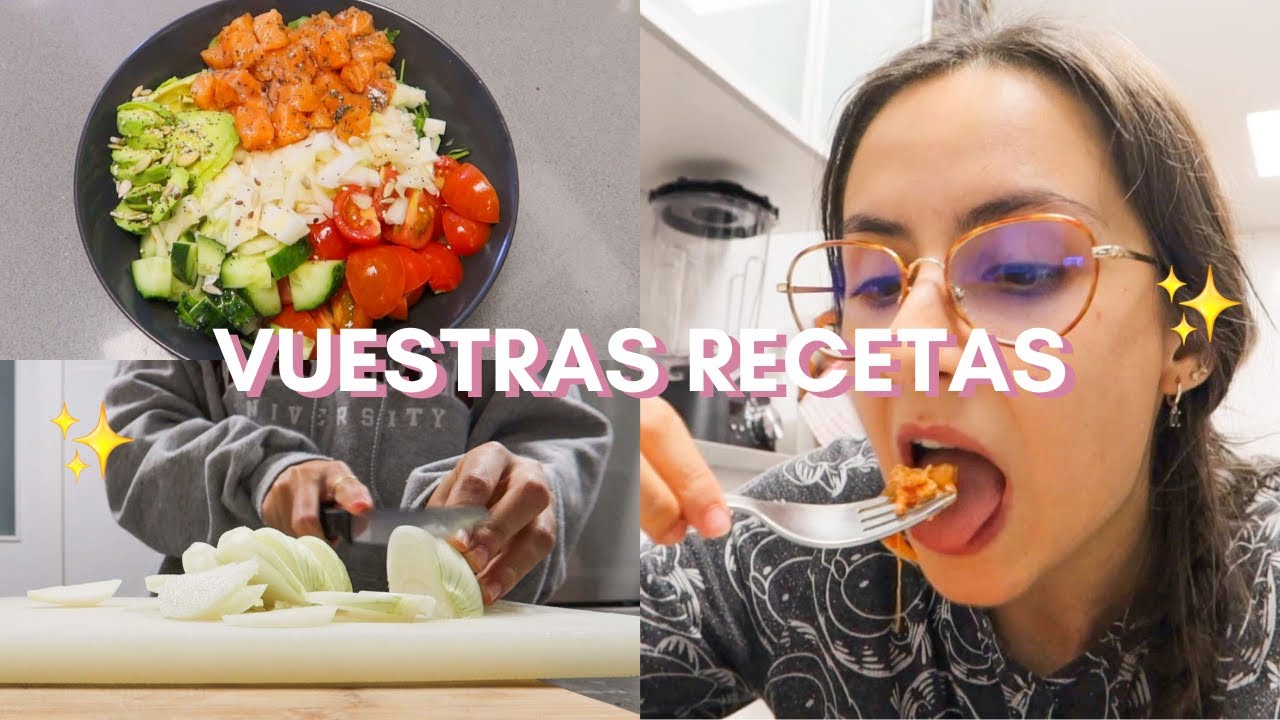 PROBANDO VUESTRAS RECETAS SANAS || Ana Blanca