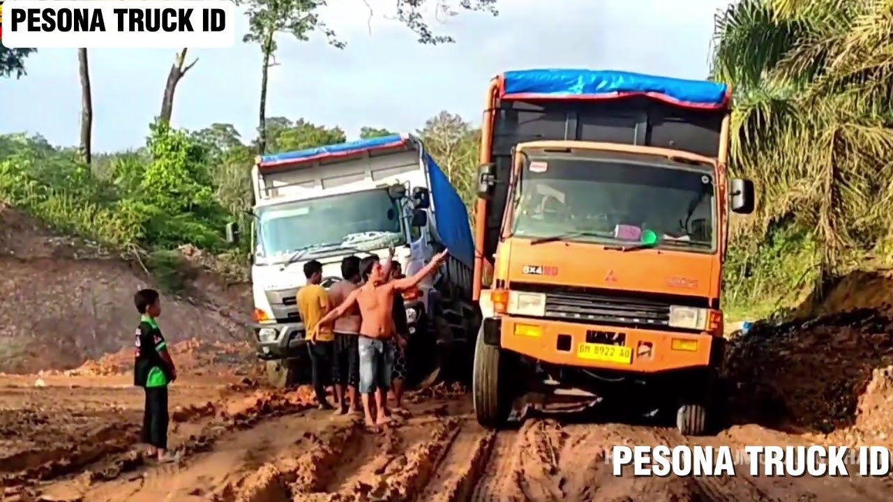 Jejak Ban di Tanah Merah ‼️ Cerita Perjuangan Truk berat Dilintasan Lumpur Tak Pernah Padam