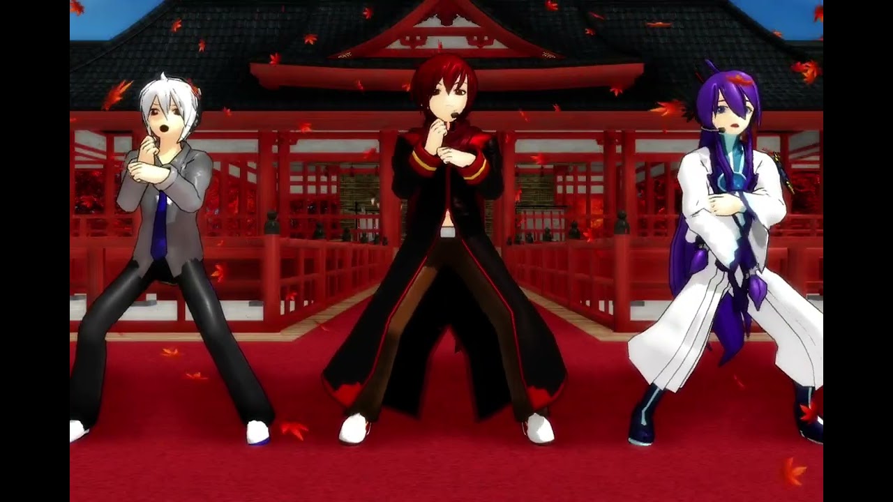 『 MMD 』Dell, Akaito, Gakupo ┊ Wonderful Nippon!
