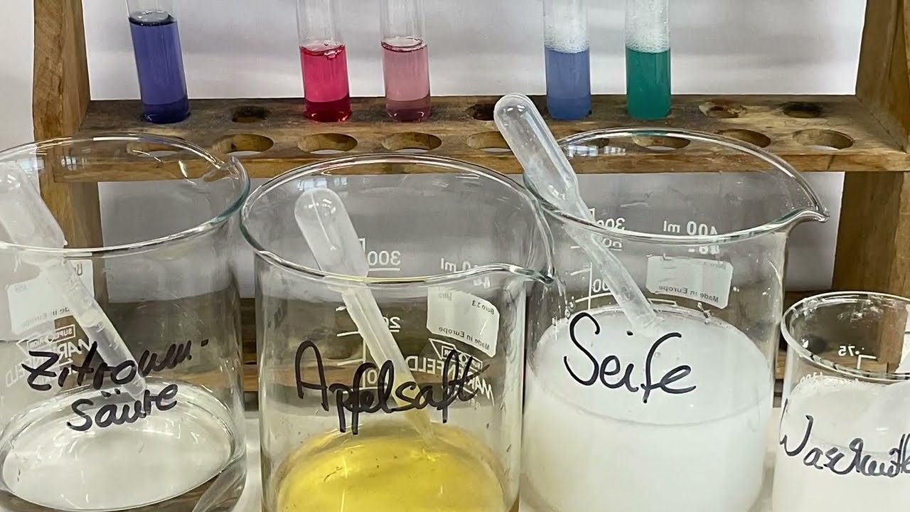 S&auml;uren und Basen: Mit Rotkohlsaft die St&auml;rke von S&auml;uren und Basen einordnen (Teil 2)