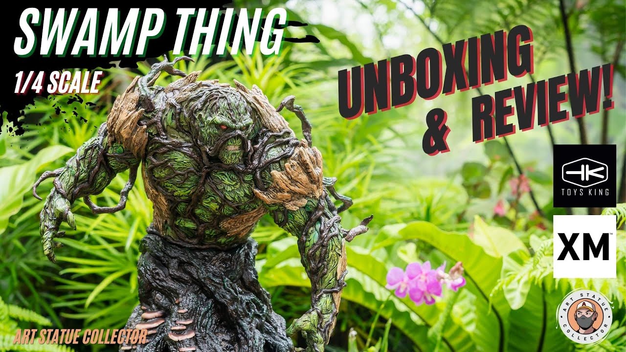 1/4 Scale Swamp Thing Unboxing & Review | XM Studios