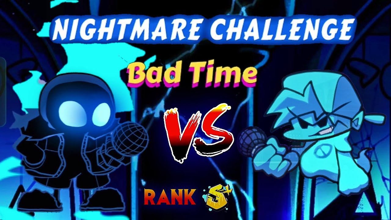 FNF Carnival - Rap Battle (Mobile) NIGHTMARE CHALLENGE "Raging Sans" S+ All SICK