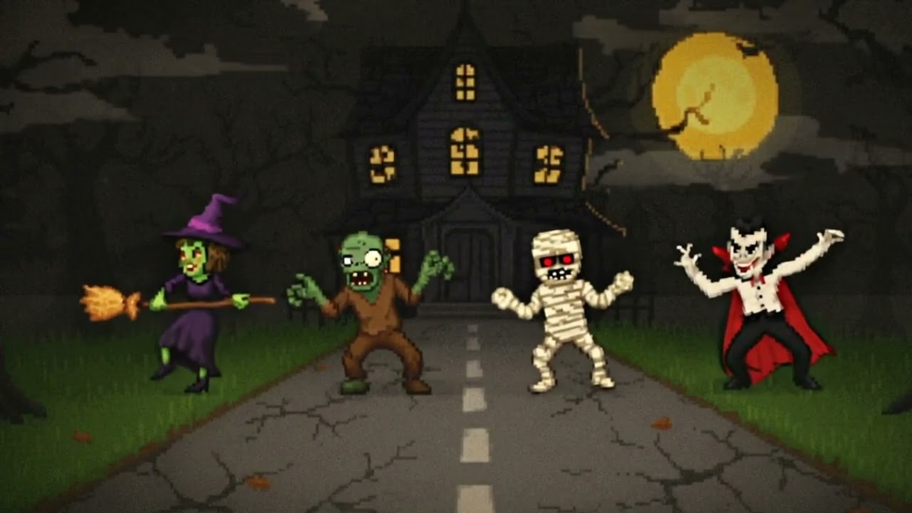 8 Bit Lofi Beats - Retro Gaming Halloween Music 2025