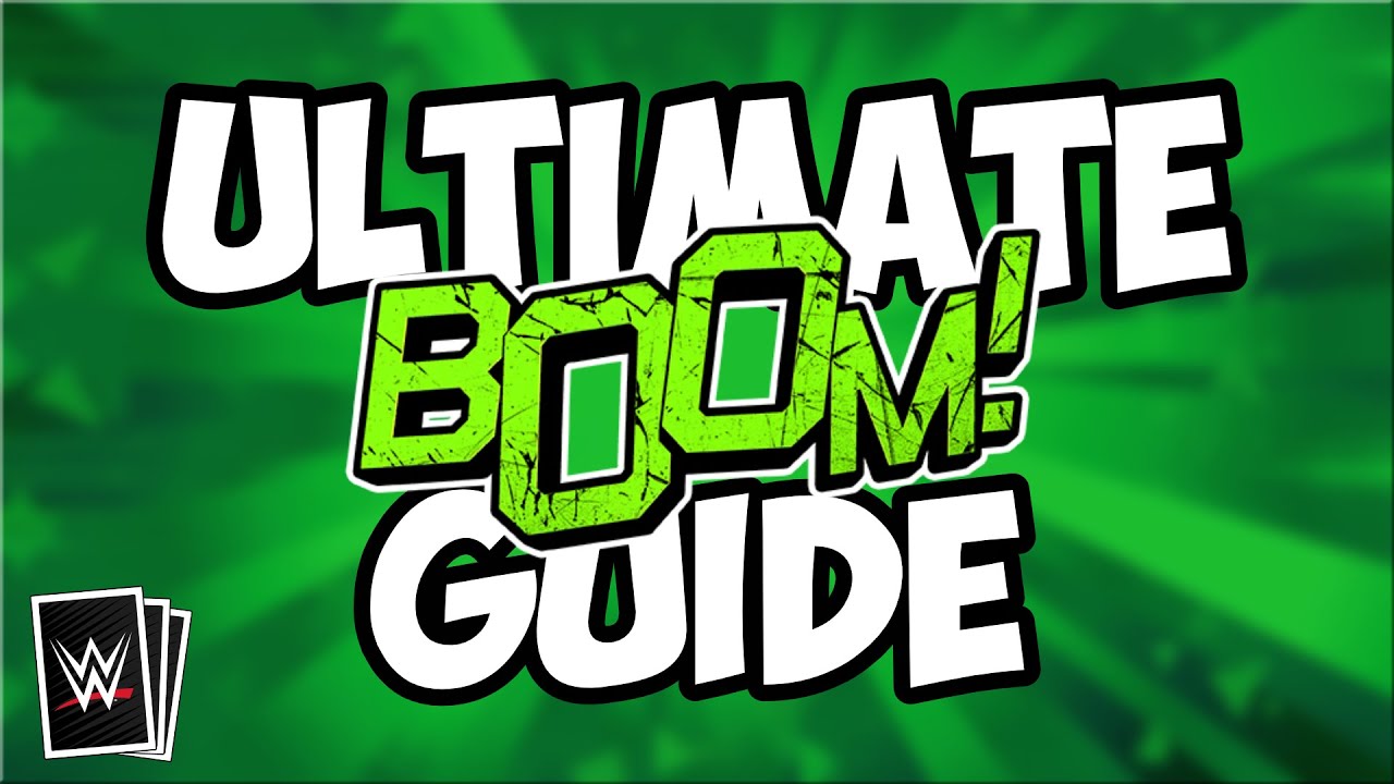 ULTIMATE BOOM GUIDE | EARN 1 MILLION POINTS IN 4 BOUTS | WWE SuperCard