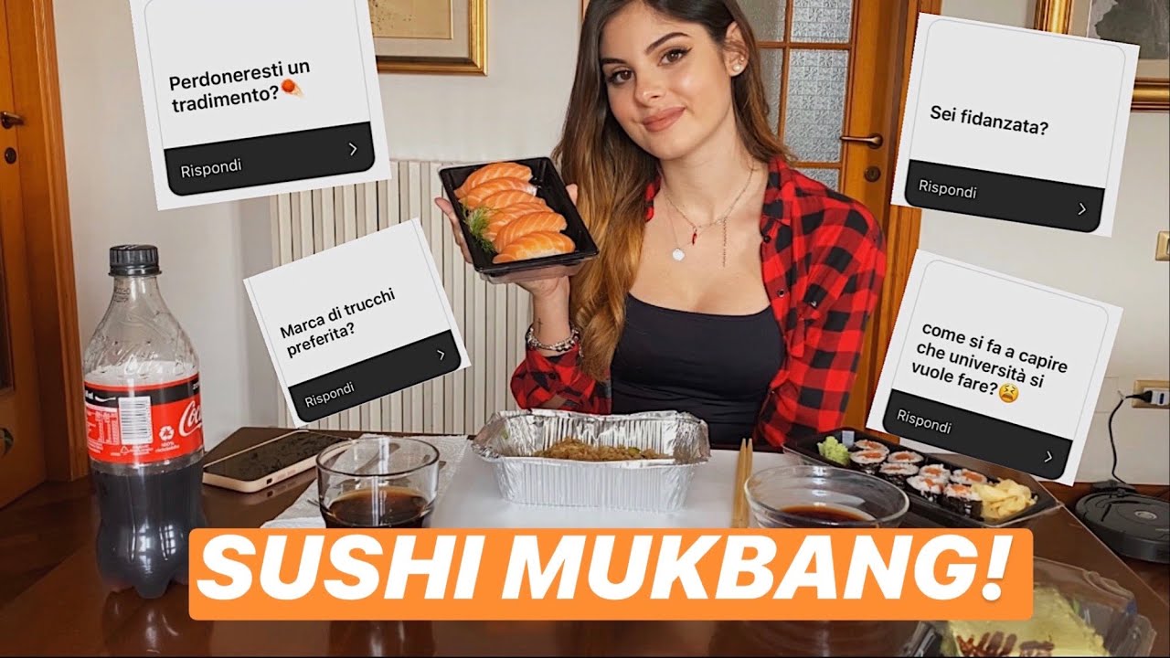 COME SCEGLIERE L'UNIVERSITÀ, PERDONARE UN TRADIMENTO|| SUSHI Mukbang
