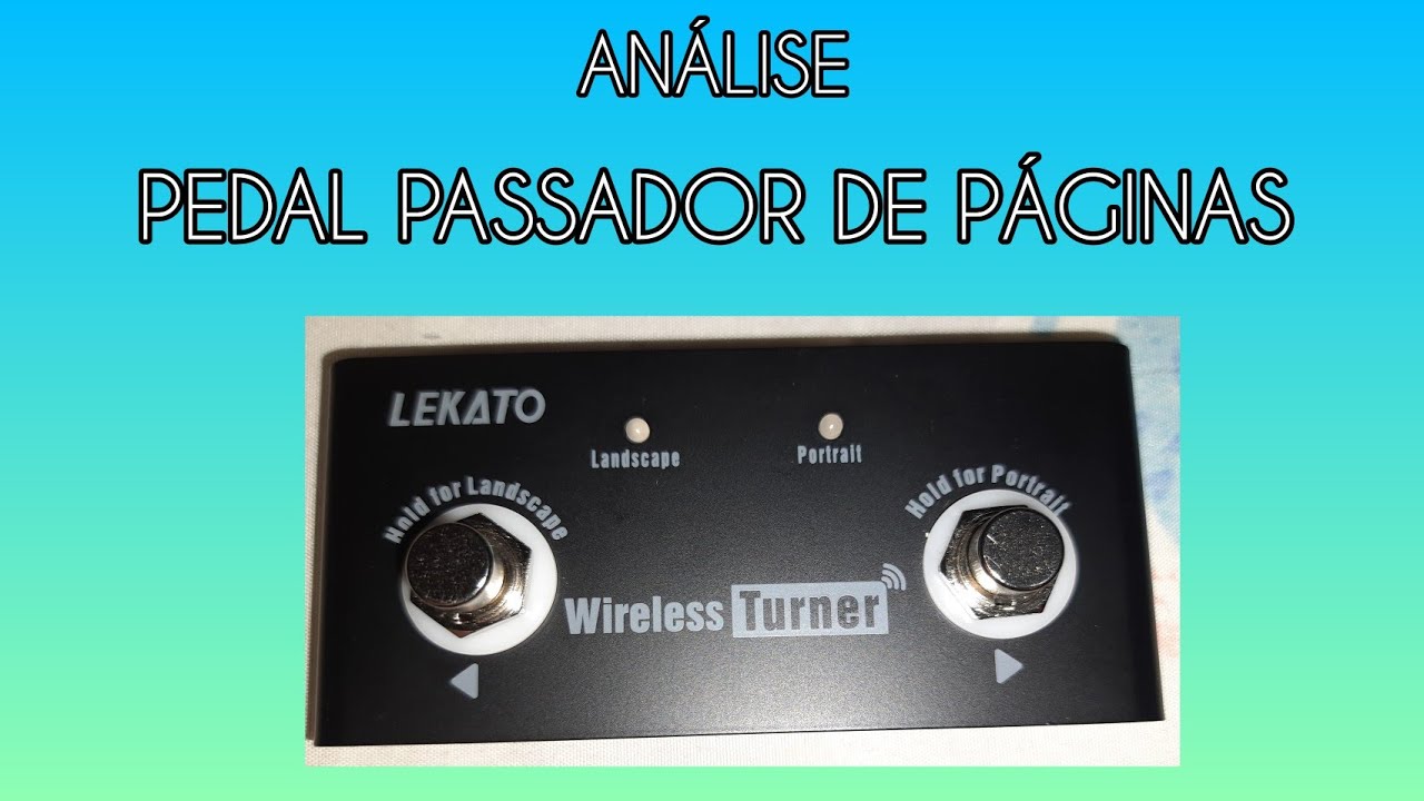 Análise: Pedal Passador de Páginas (Cifras) Lekato/Cuvave