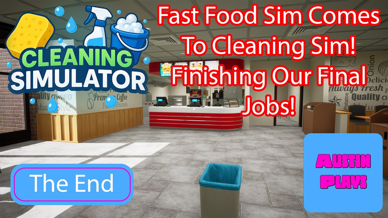 Финал Cleaning Simulator! Устраиваем хаос в стиле Fast Food Simulator и доводим до конца всю рабо...
