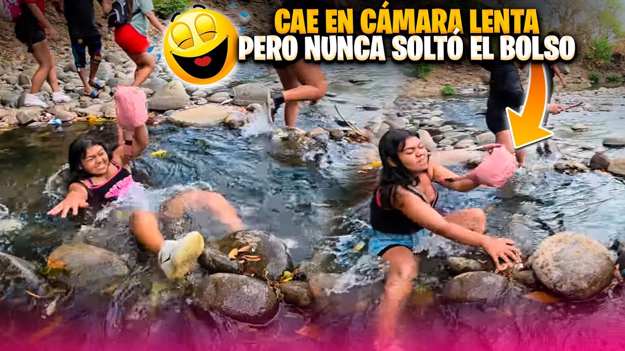 Divertida y gran caída de Marcela en cámara lenta. Kathy confirma que le gustaba Paterna
