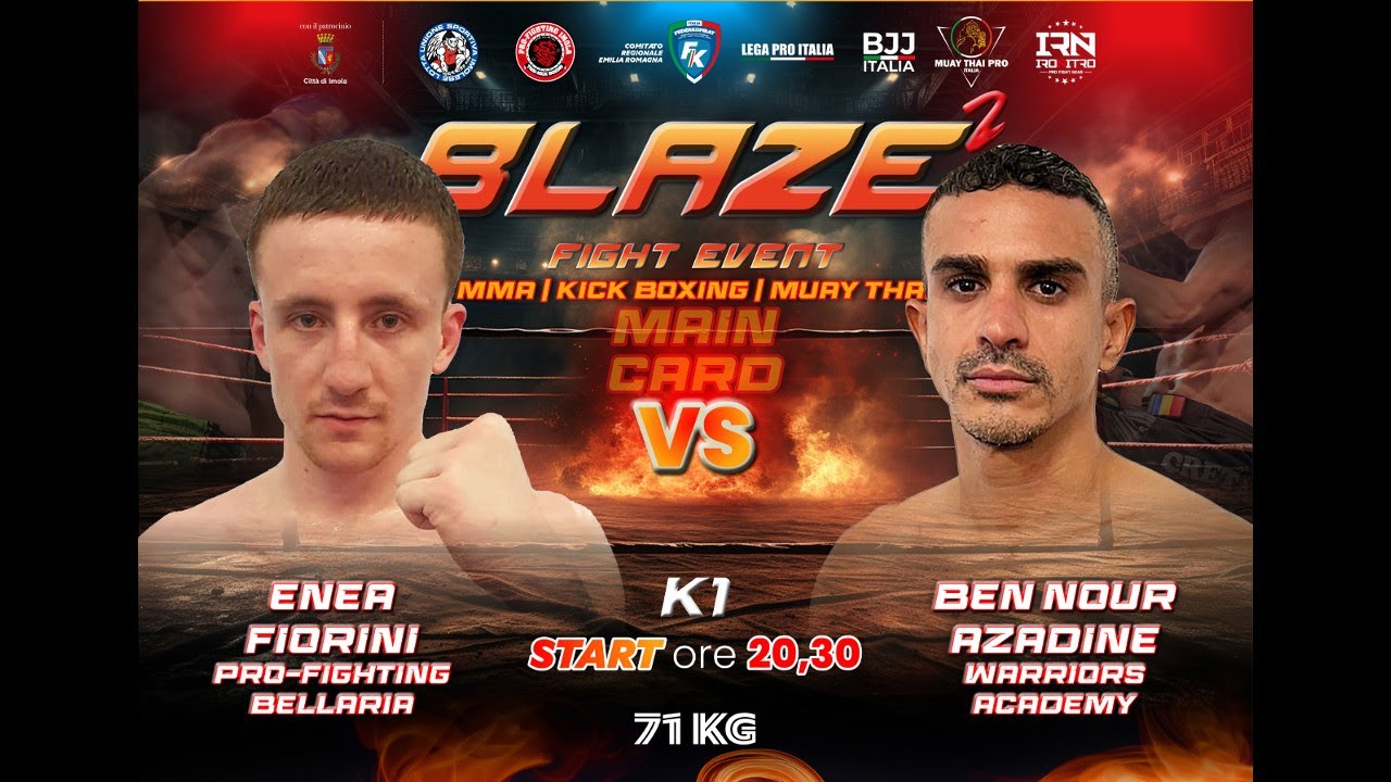 K-1 - Enea Fiorini (Pro-fighting Bellaria) vs Ben Nour Azadine (Warriors Academy)