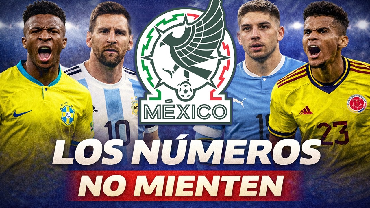 Así queda México al compararlo con CONMEBOL en los Mundiales