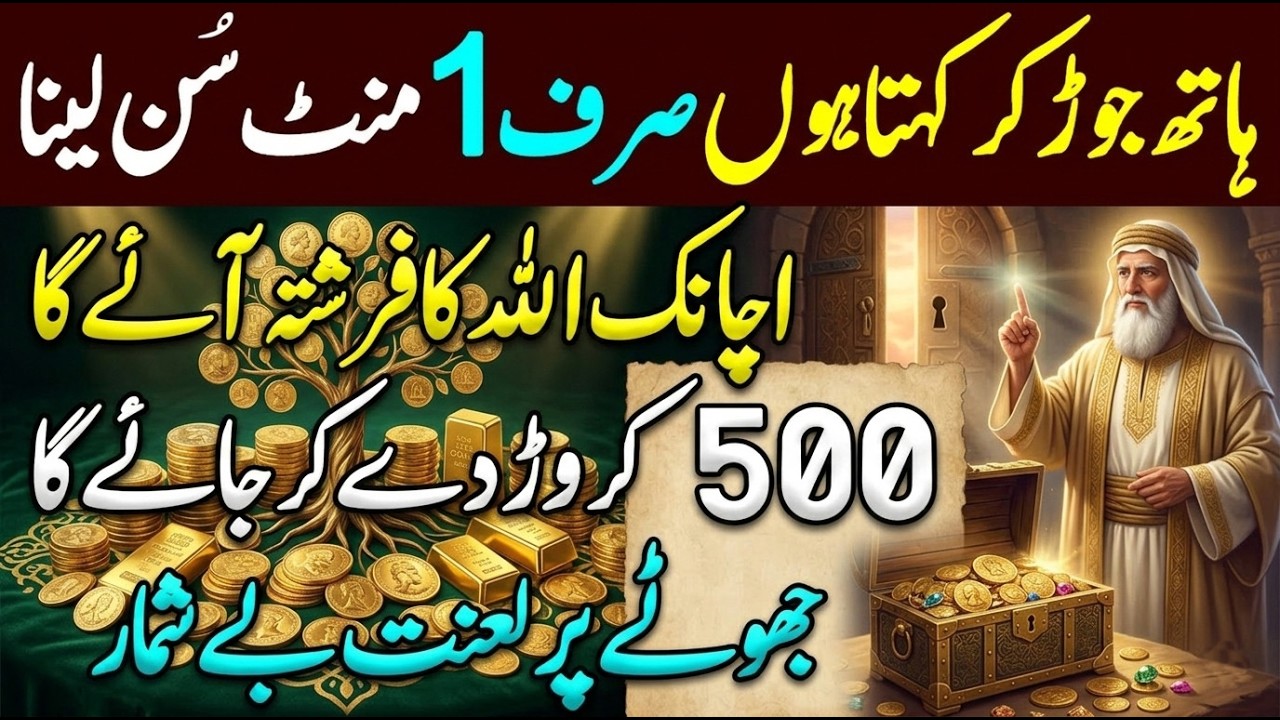 Urgent! Hath Jor Kar Kehta Hun ⚠️ | Wazifa For Money & Wealth 2026 | Powerful Wazifa For Money