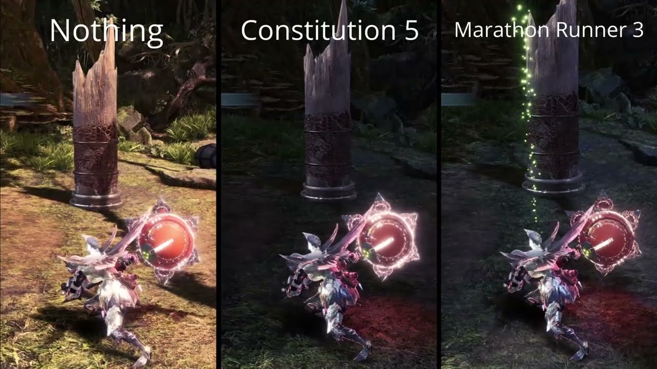Monster Hunter World: Iceborne - Stamina Skills vs Hammer Charge Drain