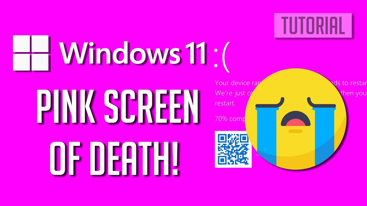 How to Fix Pink Screen Of Death PSOD Error in Windows 11/10  [COMPLETE FIX]
