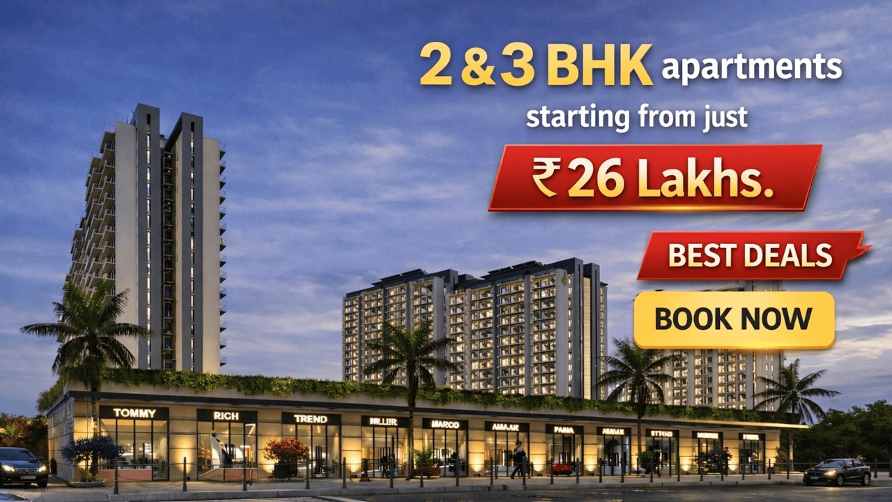 CALL NOW - +91 81680 07312 . NAKSHATRA by NOWARA Sector 3 Farrukhnagar  2 & 3 BHK Starting ₹26 Lakhs