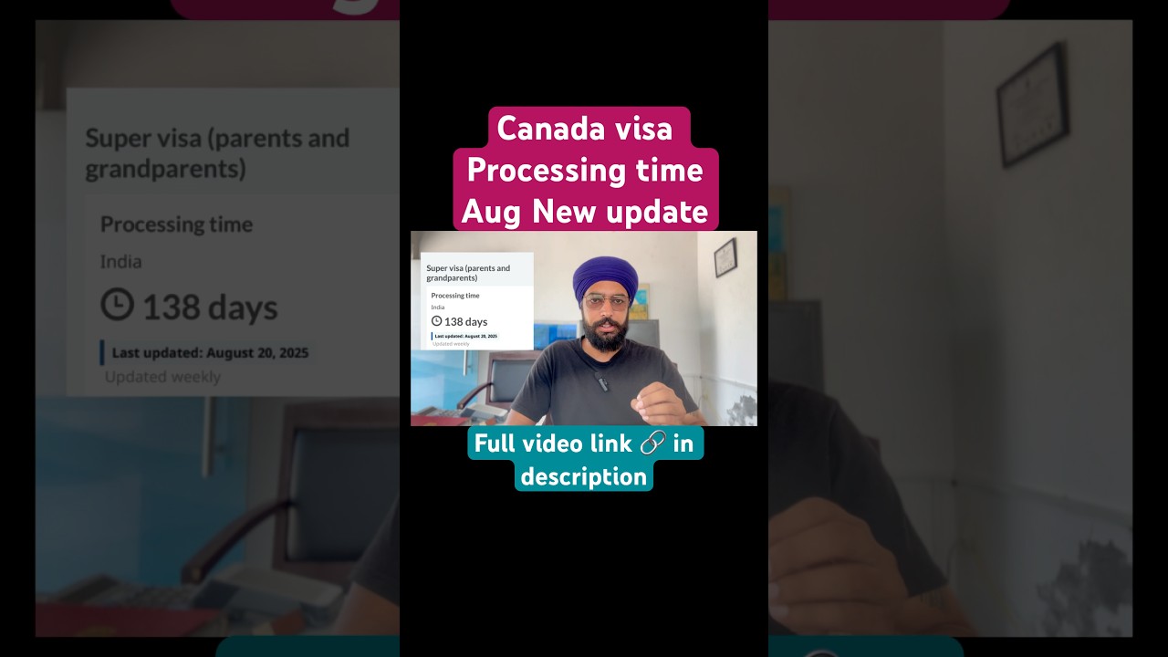 Canada 🇨🇦 Visa Processing time New update Aug 2025, Delay in Results ! #travel #visa #touristvisa
