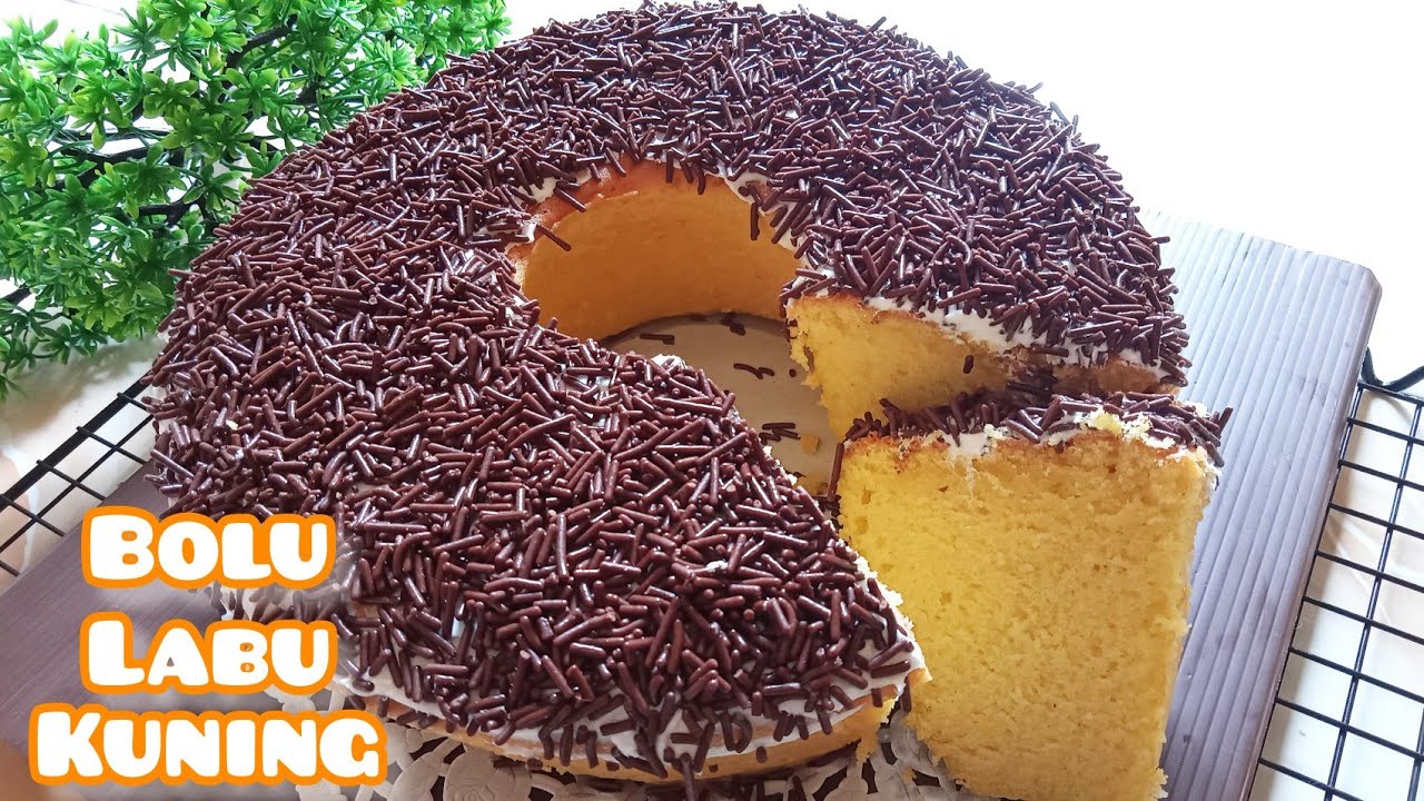 RESEP BOLU LABU KUNING || Lembut dan Moist || PUMPKIN CAKE