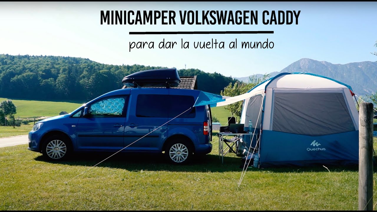 Minicamper volkswagen caddy para dar la vuelta al mundo 🚙 (English subtitles)