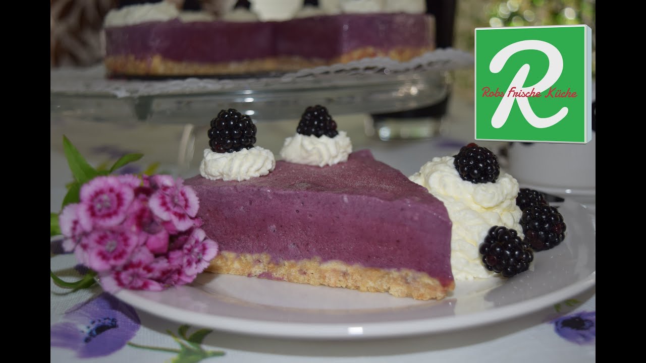 Brombeer Eiscremetorte (ohne Eismaschine) / Beerenwoche