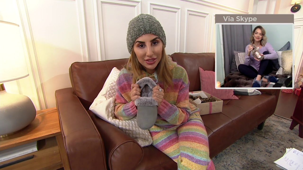 Skechers Plush Faux Fur Slippers - Cozy Campfire on QVC