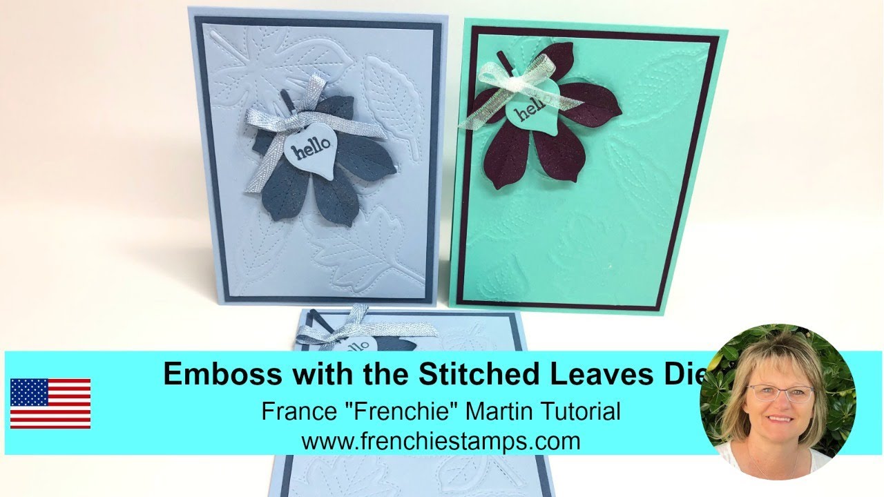 Emboss with Stitched Leaves Dies