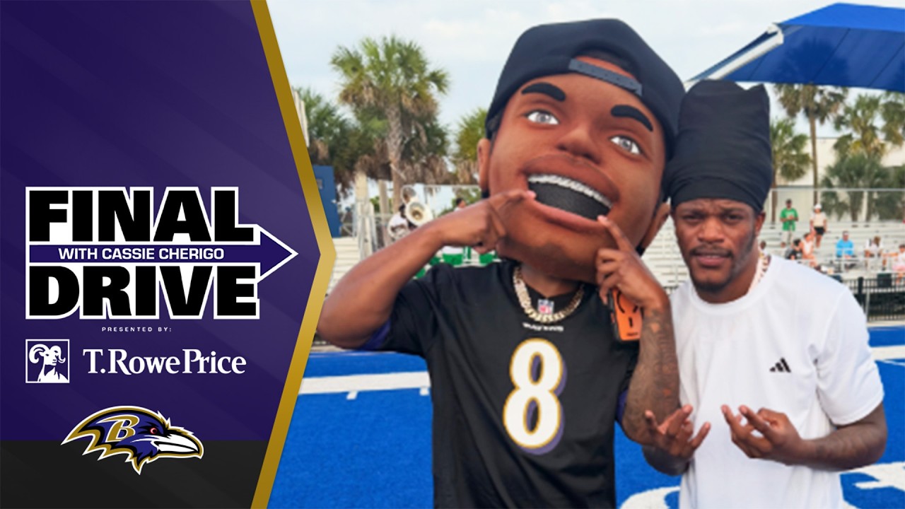 Lamar Jackson Meets a Lamar Jackson Mascot | Baltimore Ravens Final Drive