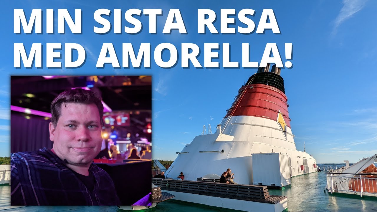 Min SISTA resa med Amorella. Kryssning till Tallinn, via Mariehamn och Helsingfors - Viking Line #4K