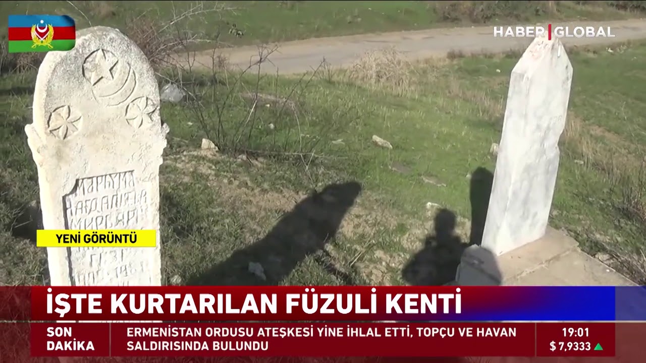 İşte Kurtarılan Füzuli Kentinden İlk Görüntüler