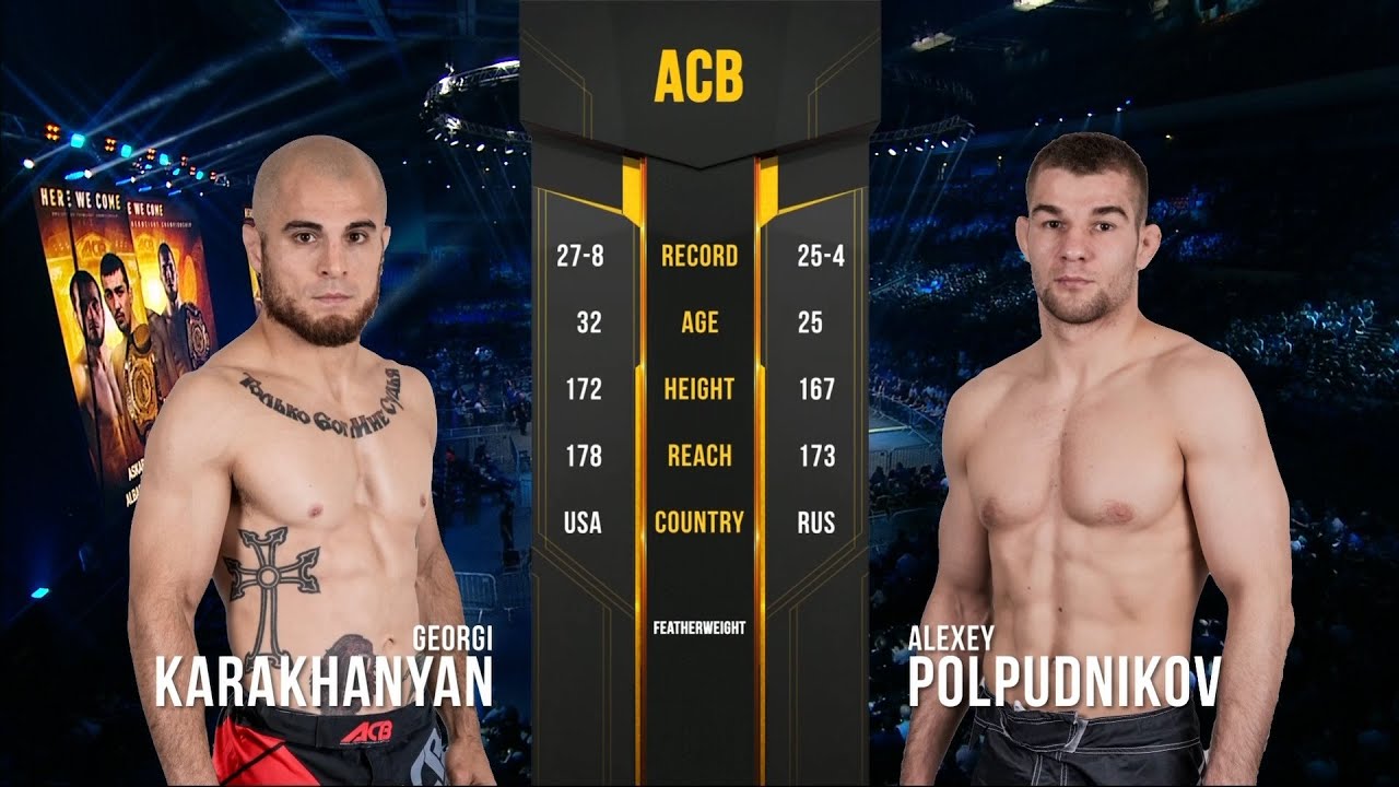 Георгий Караханян vs. Алексей Полпудников | Georgi Karakhanyan vs. Alexey Polpudnikov | ACB 86