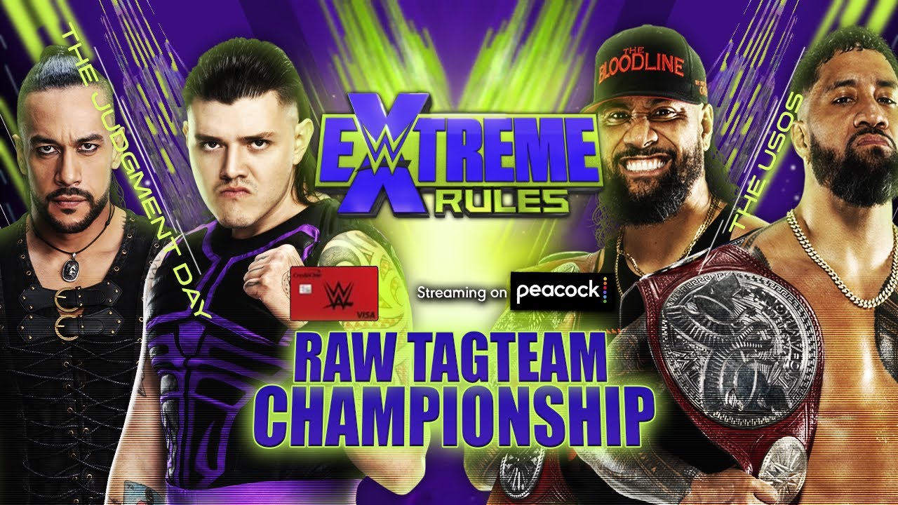 WWE2K23 Universe Mode | The Judgment Day vs. The Usos | Raw TagTeam Titles Match