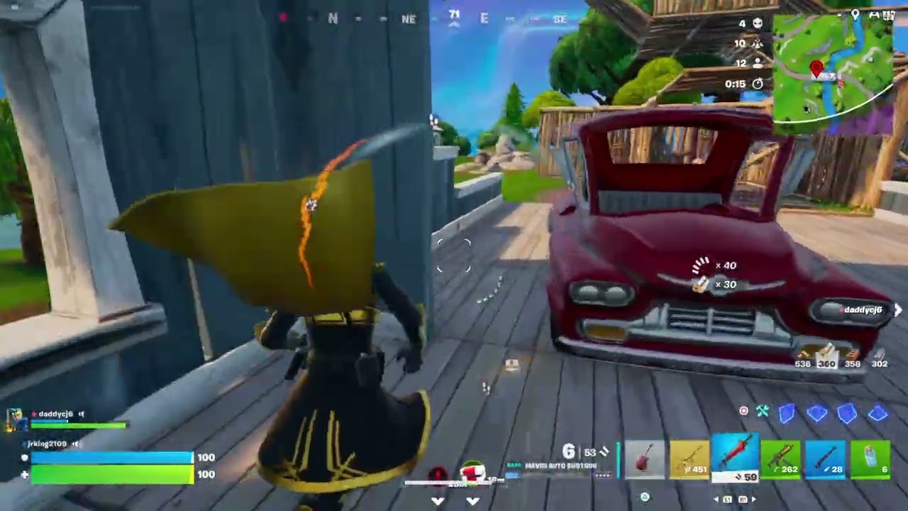 Playing fortnite reload duos with dan