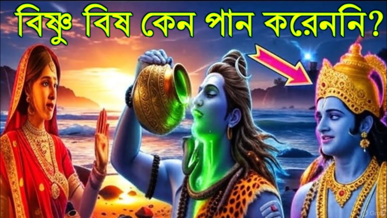 হালাহল বিষ মহাদেবই কেন পান করলেন || বিষ্ণু জি কেন নয় | Shiv Katha | Samudara Manthan