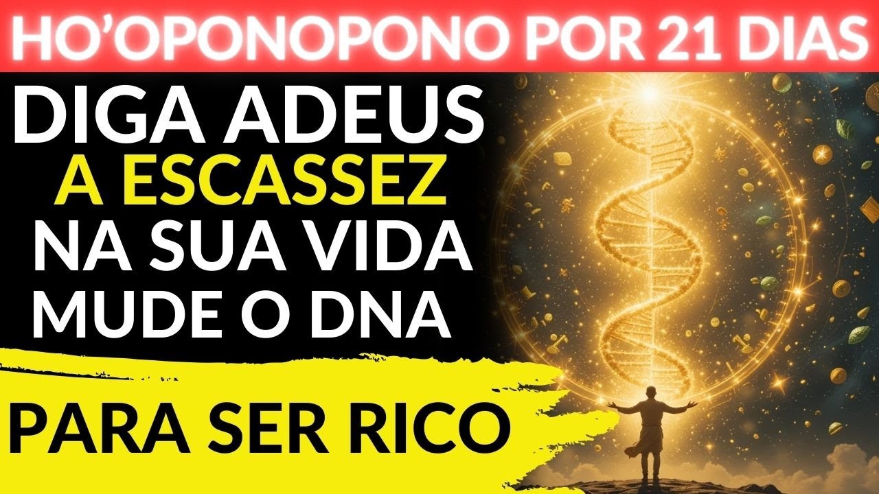 HO'OPONOPONO DIGA ADEUS ESCASSEZ NA SUA VIDA MUDE O SEU DNA PARA SER RICO #leidaatração #hooponopono